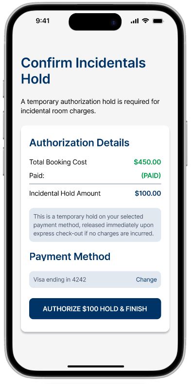 Payment & Incidentals